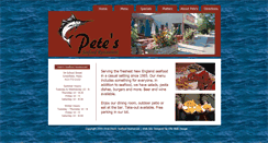 Desktop Screenshot of petesseafood.com